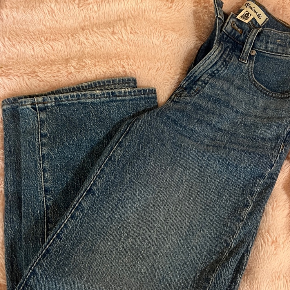 Madewell Women's the Perfect vintage wide leg Blue Jeans